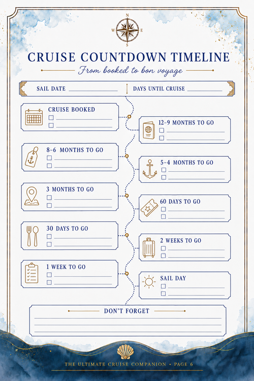 The Ultimate Cruise Companion: A Keepsake Planning Journal